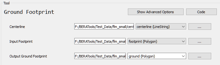 Ground Foorprint